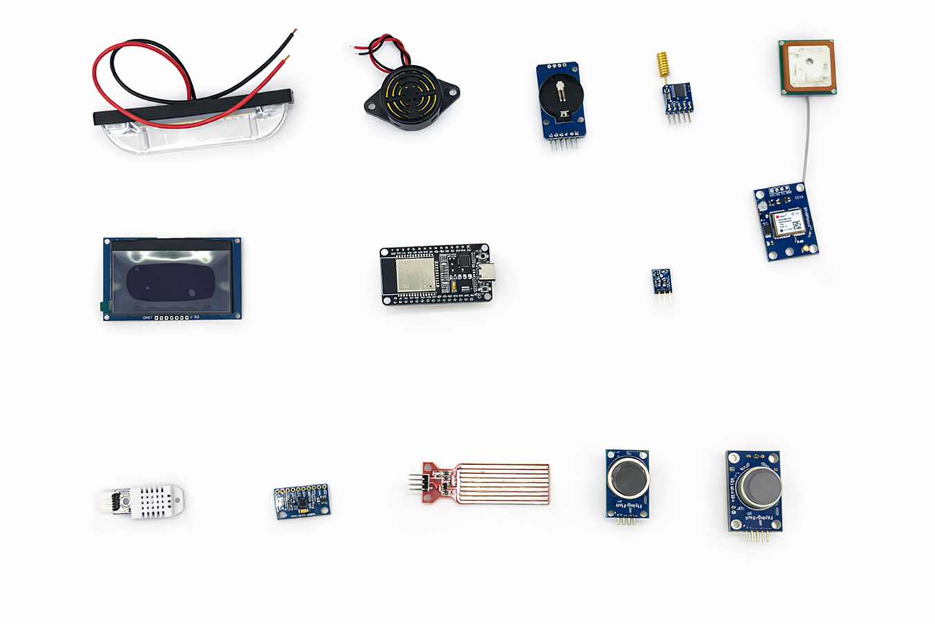 Beacon component layout