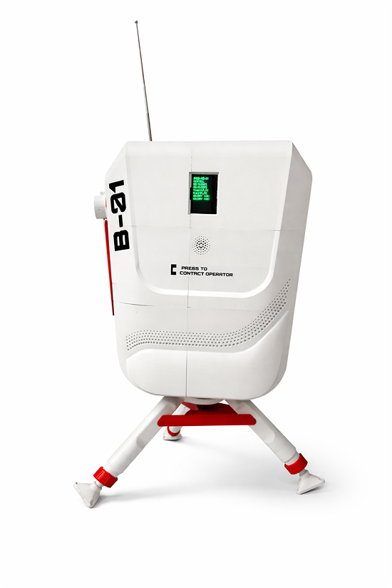 Beacon front with screen