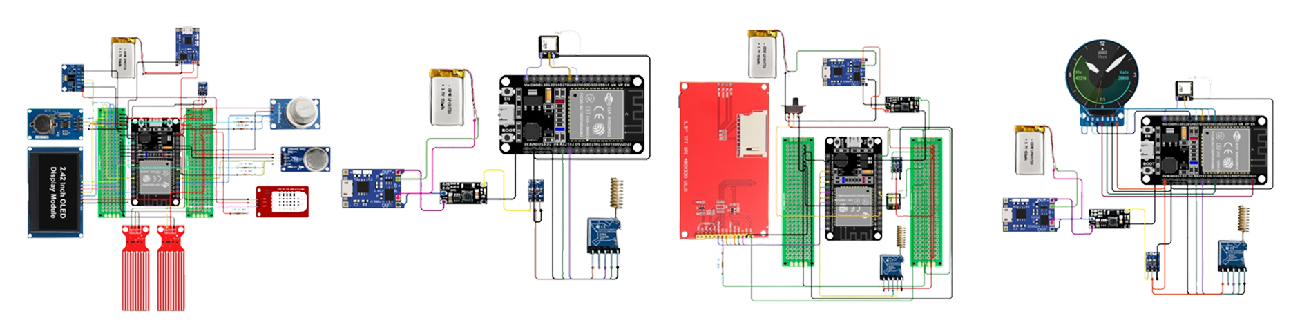 Circuit Fritz diagrams — full system wiring