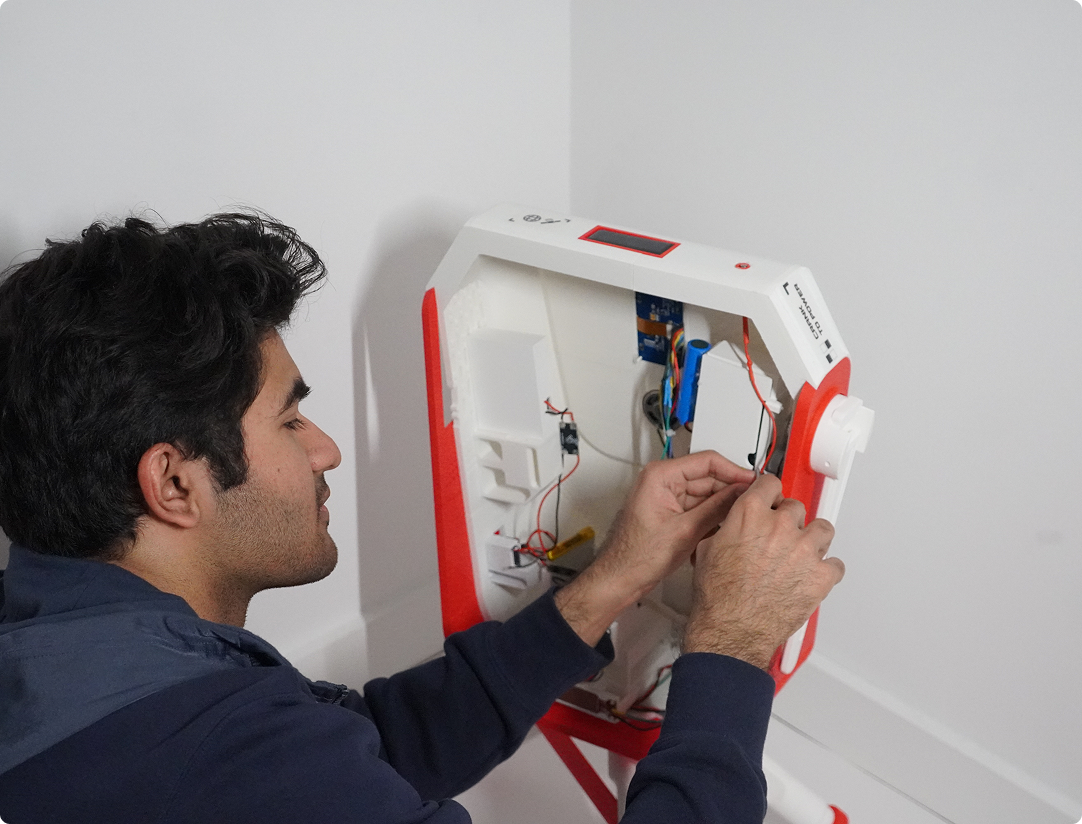 Working on circuit 1