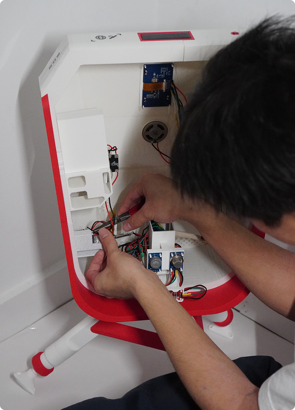 Working on circuit 2