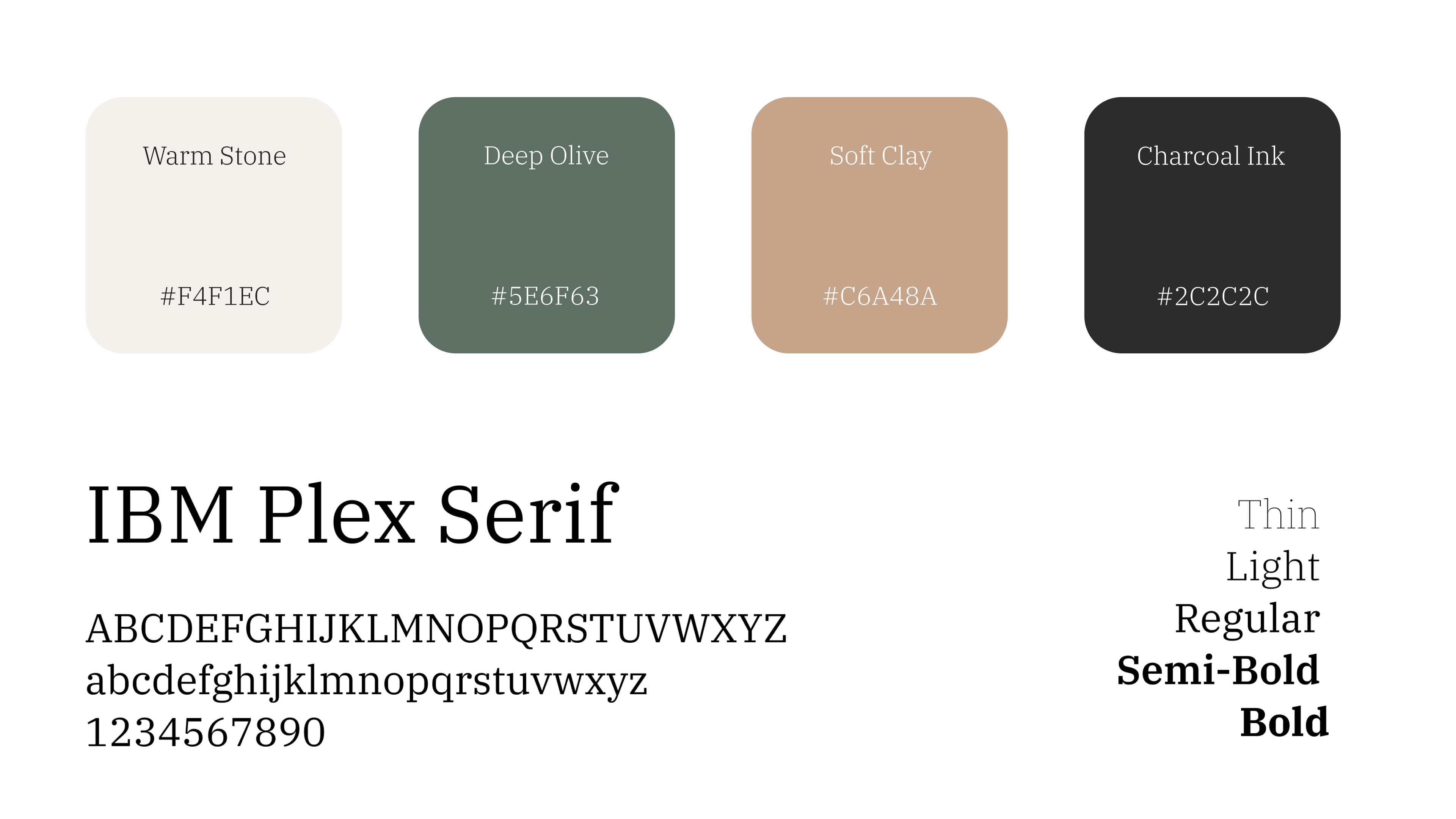 Colour and typography