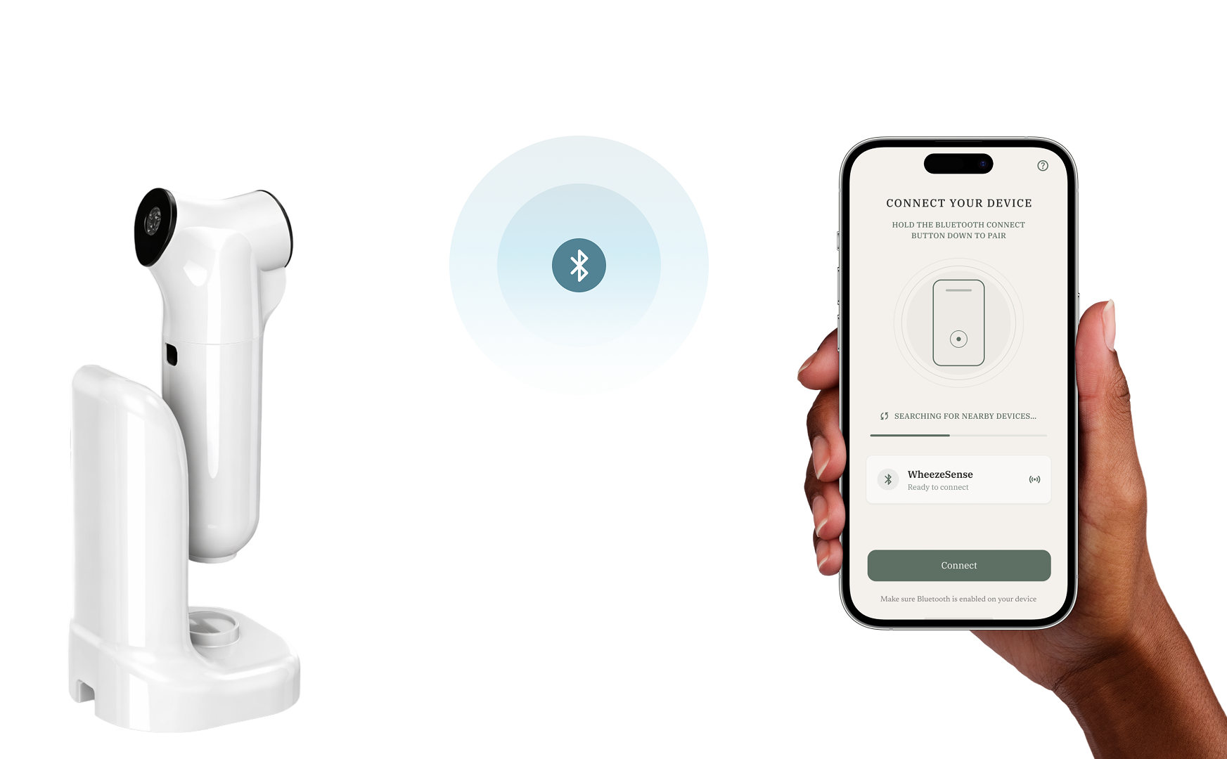 WheezeSense wearable wheezing detection device
