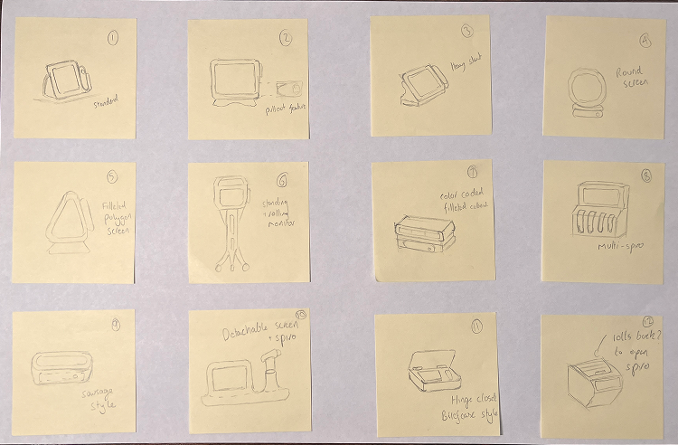 Thumbnail sketches 1