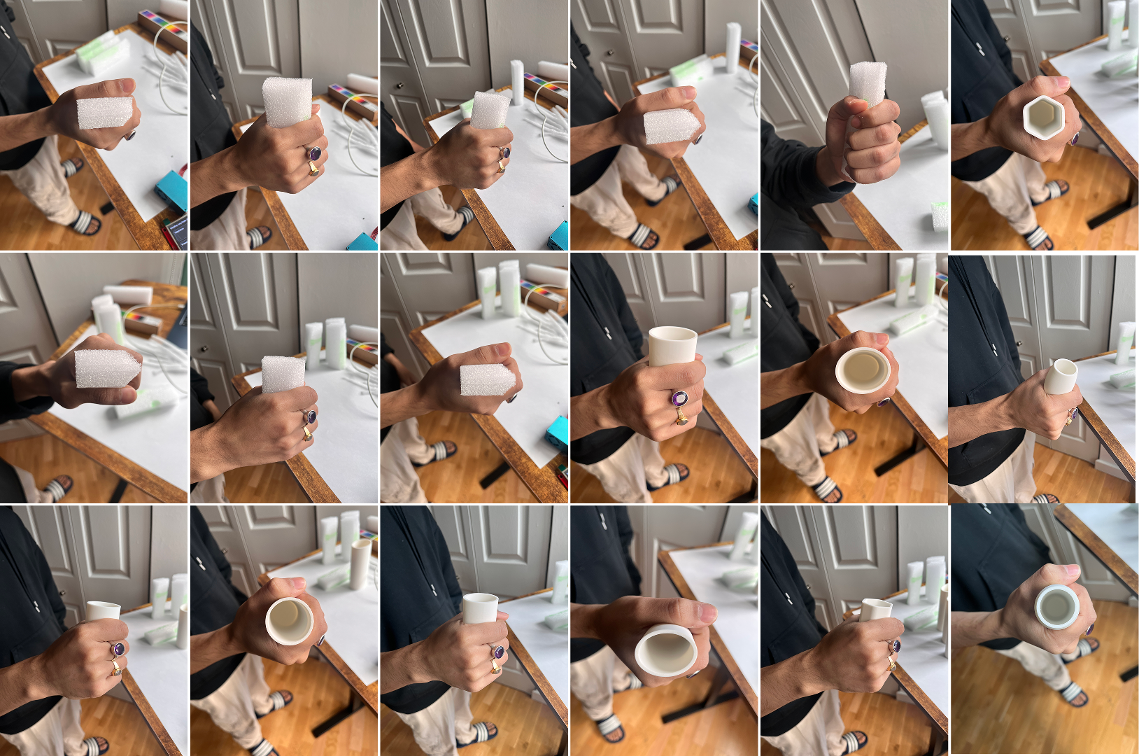 User testing session